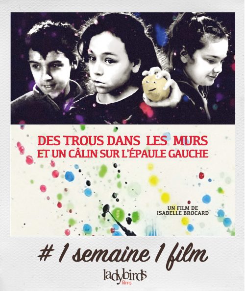 Projection Des trous dans les murs et un câlin sur l’épaule gauche